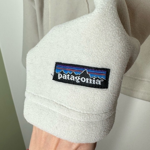 PATAGONIA  Synchilla Beige Windzone Jacket Small - Picture 3 of 8